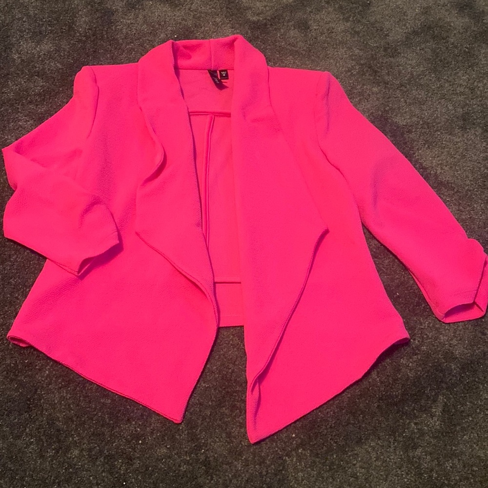 Hot pink blazer